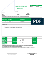 Solicitud de Cotización de Jefe de Logística