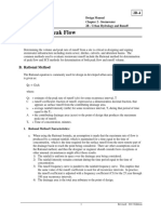 Runoff and Peak Flow: Design Manual Chapter 2 - Stormwater 2B - Urban Hydrology and Runoff