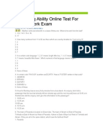 Reasoning Ability Online Test For IBPS Clerk Exam: October 5th, 2011 by Seenu