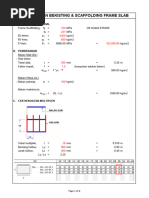 Perhitungan Bekisting & Scaffolding