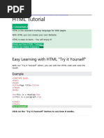 HTML Notes