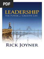 Libro - Liderazgo El Poder de Una Vida - de Rick Joyner