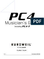 Kurzweil PC4 Musicians Guide Rev F