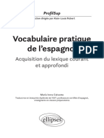 Vocabulaire Pratique de L Espagnol 2022 Maria Inma Calvente