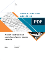 Advisory Circular 21 38 Aircraft Electrical Load Analysis