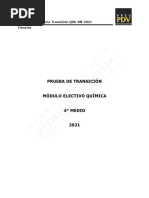 8° Experiencia Transición Química 4° Medio