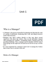 Unit 1 Management 