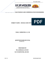 EC3354 Signals and Systems