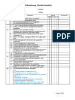 6S IMU Checklist