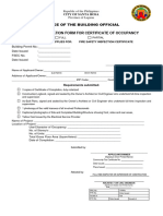 Sta Rosa, Laguna Unified Application Form For Occupancy Permit