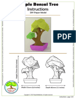 08 - Simple Bonsai Tree - Instructions