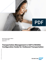 TM in SAPS4HANA ConfigurationGuide OutboundTransportation