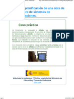 Replanteo y Planificación de Una Obra de Infraestructura de Sistemas de Telecomunicaciones.