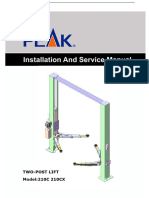 Two-Post Lift Model:210C 210CX