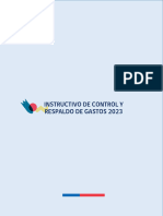 Instructivo de Control y Respaldo de Gastos 2023 - VF