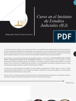 Curso Instituto de Estudios Judiciales (IEJ)