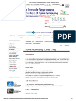 Food Processing - The National Institute of Open Schooling (NIOS)