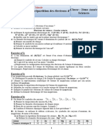 Modèle de Répartition Des Électrons D'un Atome