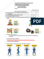 Cuestionario de Educación Física - 3erp