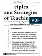 Principles and Strategies of Teaching