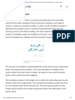 What Is Excitation System - Definition & Types of Excitation System - Circuit Globe