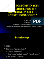 Tracheostomy in Icu