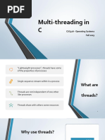 Multi-Threading in C