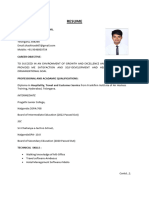 Resume of Shashi