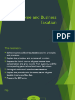 Income and Business Taxation