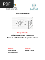 TP Cristallographie Ben Fares + Dhaimi