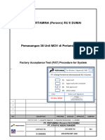 870-Sys-Fat-1001 Fat Procedure For System r0 - Not Approved