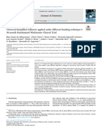 Universal Simplified Adhesive Applied Under Different Bonding Technique's