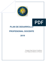 Plan Desarrollo Prof Docente