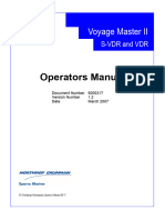 DBS 00317 Operators Manual For Voyage Master II S-VDR and VDR