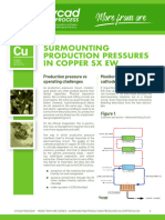 Case Study On How To Reduce Copper Cathode Reject Rates