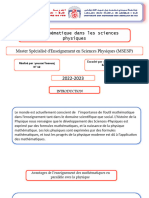 12-Utilisation Du Mathématique Dans Les Sciences Physiques