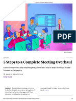 5 Steps To A Complete Meeting Overhaul