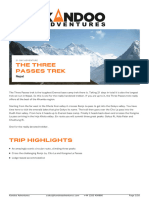 Kandoo Adventures The Three Passes Trek