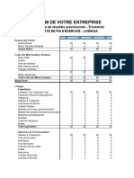 État Des Résultats Prévisonnel Trimestriel-1