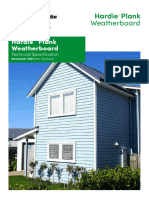 Hardie Plank Weatherboard Technical Specification