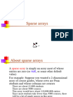 45 Sparse Arrays