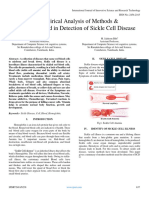 An Empirical Analysis of Methods & Algorithms Used in Detection of Sickle Cell Disease