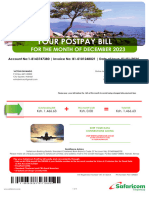 January Postpay Bill