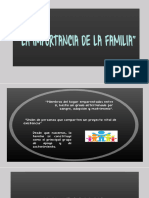 La Importancia de La Familia