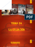 Tema 34 La Colacion