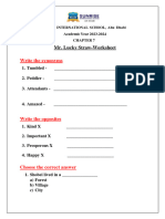 2.Mr Lucky Straw (Worksheet)