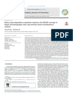 BoxCar Data Dependent Acquisition Improves The MS MS Cover - 2023 - Arabian Jour