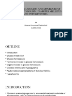 Glucose Metabolism + Opuene