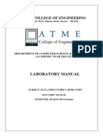 Data Structure Lab Manual 2021-22