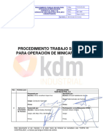 P-DCH-EQ-004 Operación Minicagador